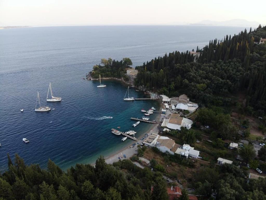 Maria Corfu Loustri Hotel Gimari Exterior foto